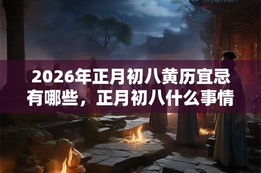 2026年正月初八黄历宜忌有哪些,正月初八什么事情不能做? 2026年正月初八黄历宜忌有哪些,正月初八什么事情不能做?