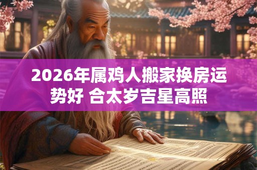 2026年属鸡人搬家换房运势好 合太岁吉星高照