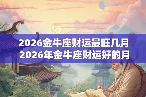 2026金牛座财运最旺几月 2026年金牛座财运好的月份 2026金牛座财运最旺几月 2026年金牛座财运好的月份
