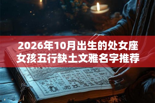 2026年10月出生的处女座女孩五行缺土文雅名字推荐