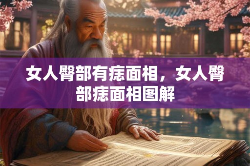 女人臀部有痣面相，女人臀部痣面相图解
