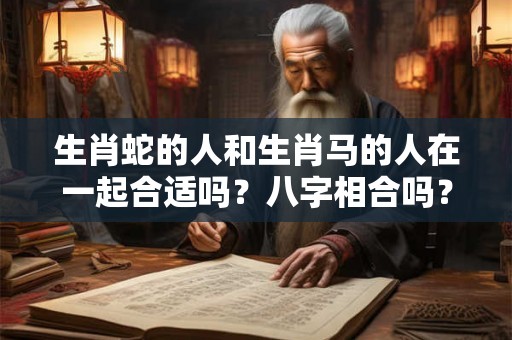 生肖蛇的人和生肖马的人在一起合适吗？八字相合吗？
