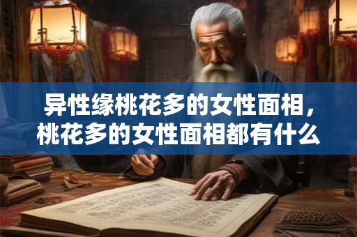 异性缘桃花多的女性面相，桃花多的女性面相都有什么特征？