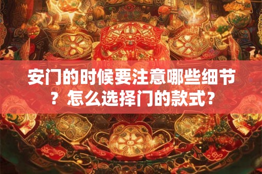 安门的时候要注意哪些细节?怎么选择门的款式? 安门的时候要注意哪些细节?怎么选择门的款式?