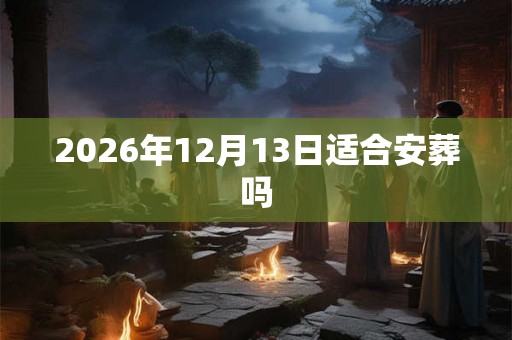 2026年12月13日适合安葬吗