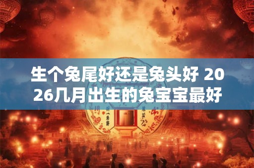 生个兔尾好还是兔头好 2026几月出生的兔宝宝最好 生个兔尾好还是兔头好 2026几月出生的兔宝宝最好
