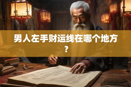 男人左手财运线在哪个地方? 男人左手财运线在哪个地方?