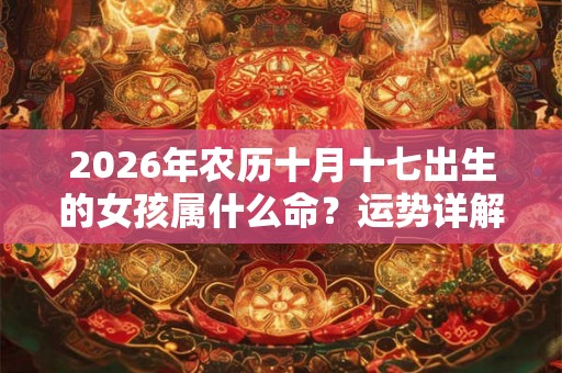2026年农历十月十七出生的女孩属什么命？运势详解