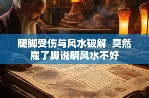 腿脚受伤与风水破解  突然崴了脚说明风水不好