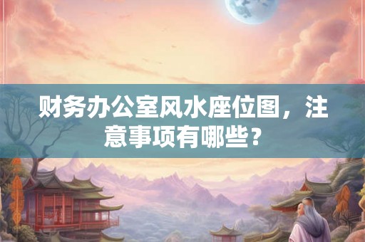 财务办公室风水座位图，注意事项有哪些？