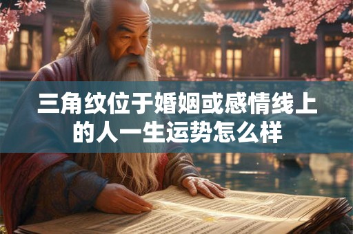 三角纹位于婚姻或感情线上的人一生运势怎么样 三角纹位于婚姻或感情线上的人一生运势怎么样