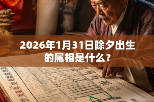 2026年1月31日除夕出生的属相是什么？