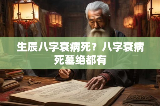 生辰八字衰病死？八字衰病死墓绝都有
