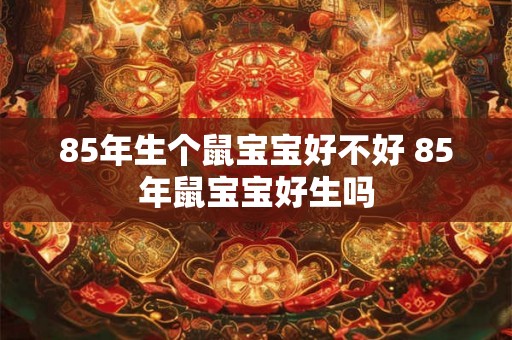 85年生个鼠宝宝好不好 85年鼠宝宝好生吗 85年生个鼠宝宝好不好 85年鼠宝宝好生吗