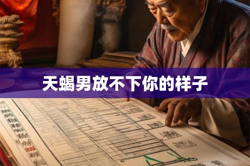 天蝎男放不下你的样子 天蝎男放不下你的样子