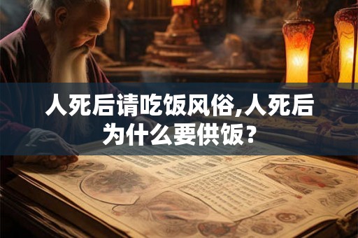 人死后请吃饭风俗,人死后为什么要供饭？