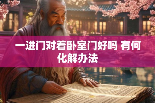 一进门对着卧室门好吗 有何化解办法
