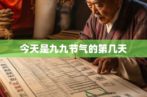 今天是九九节气的第几天
