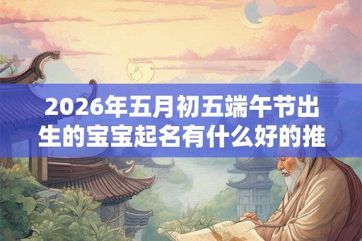2026年五月初五端午节出生的宝宝起名有什么好的推荐? 2026年五月初五端午节出生的宝宝起名有什么好的推荐?