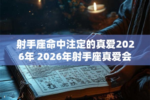 射手座命中注定的真爱2026年 2026年射手座真爱会出现吗