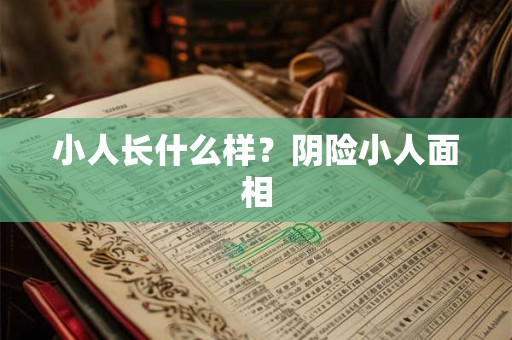 小人长什么样？阴险小人面相