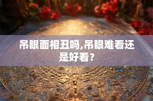 吊眼面相丑吗,吊眼难看还是好看？