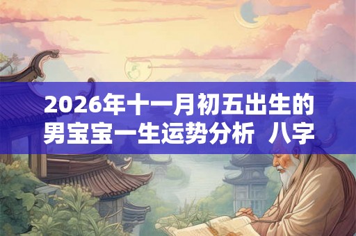 2026年十一月初五出生的男宝宝一生运势分析  八字算命