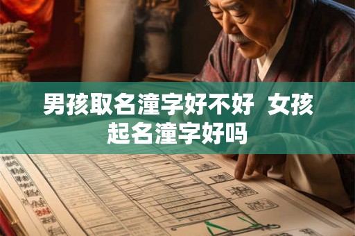 男孩取名潼字好不好  女孩起名潼字好吗