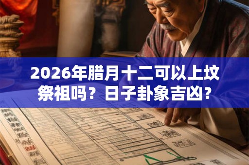 2026年腊月十二可以上坟祭祖吗？日子卦象吉凶？