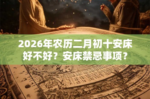 2026年农历二月初十安床好不好？安床禁忌事项？