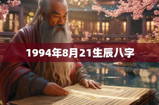 1994年8月21生辰八字