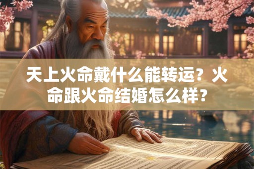 天上火命戴什么能转运？火命跟火命结婚怎么样？