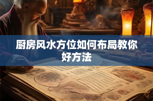 厨房风水方位如何布局教你好方法