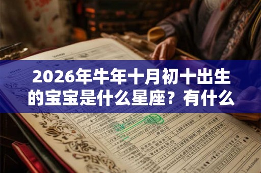 2026年牛年十月初十出生的宝宝是什么星座？有什么性格特点？