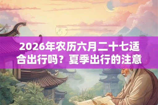 2026年农历六月二十七适合出行吗？夏季出行的注意事项？