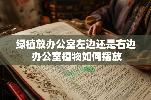 绿植放办公室左边还是右边 办公室植物如何摆放