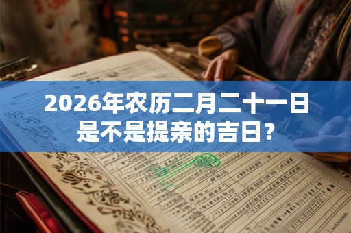 2026年农历二月二十一日是不是提亲的吉日？