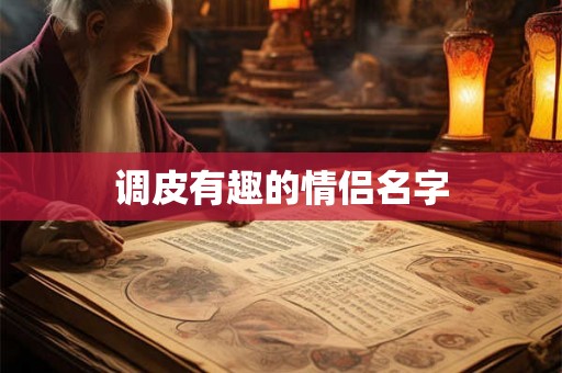 调皮有趣的情侣名字