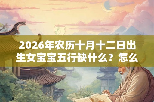 2026年农历十月十二日出生女宝宝五行缺什么?怎么起名? 2026年农历十月十二日出生女宝宝五行缺什么?怎么起名?
