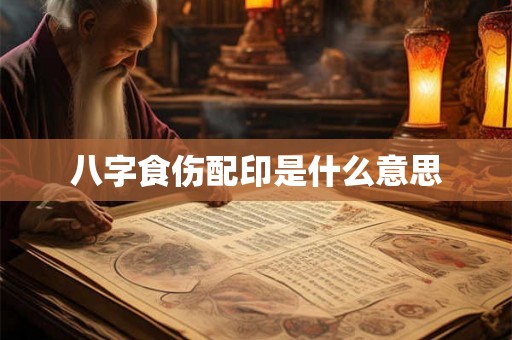 八字食伤配印是什么意思