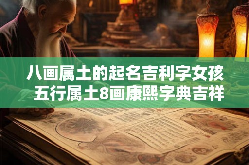 八画属土的起名吉利字女孩  五行属土8画康熙字典吉祥字