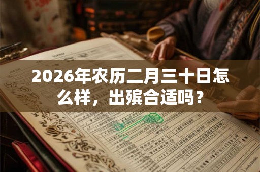 2026年农历二月三十日怎么样,出殡合适吗? 2026年农历二月三十日怎么样,出殡合适吗?