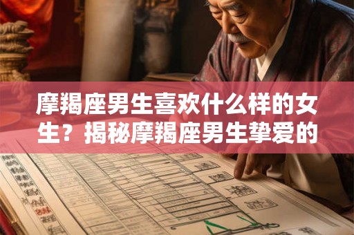 摩羯座男生喜欢什么样的女生?揭秘摩羯座男生挚爱的类型 摩羯座男生喜欢什么样的女生?揭秘摩羯座男生挚爱的类型