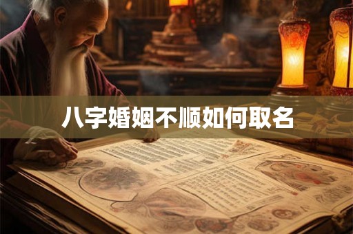 八字婚姻不顺如何取名