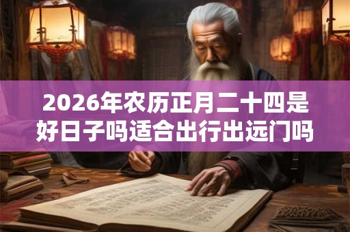 2026年农历正月二十四是好日子吗适合出行出远门吗？