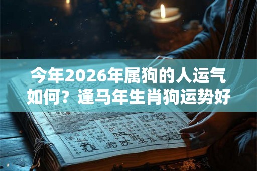 今年2026年属狗的人运气如何？逢马年生肖狗运势好吗