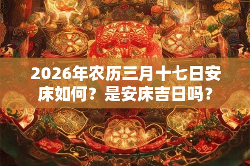 2026年农历三月十七日安床如何？是安床吉日吗？