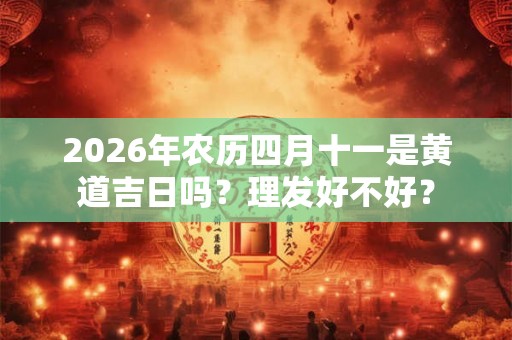 2026年农历四月十一是黄道吉日吗？理发好不好？