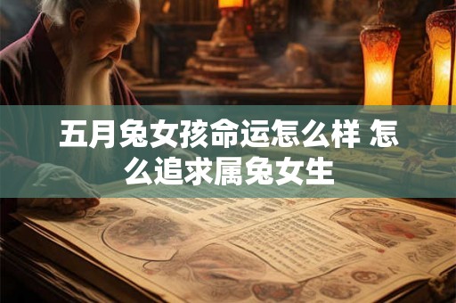 五月兔女孩命运怎么样 怎么追求属兔女生