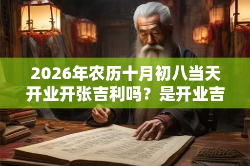 2026年农历十月初八当天开业开张吉利吗？是开业吉日吗